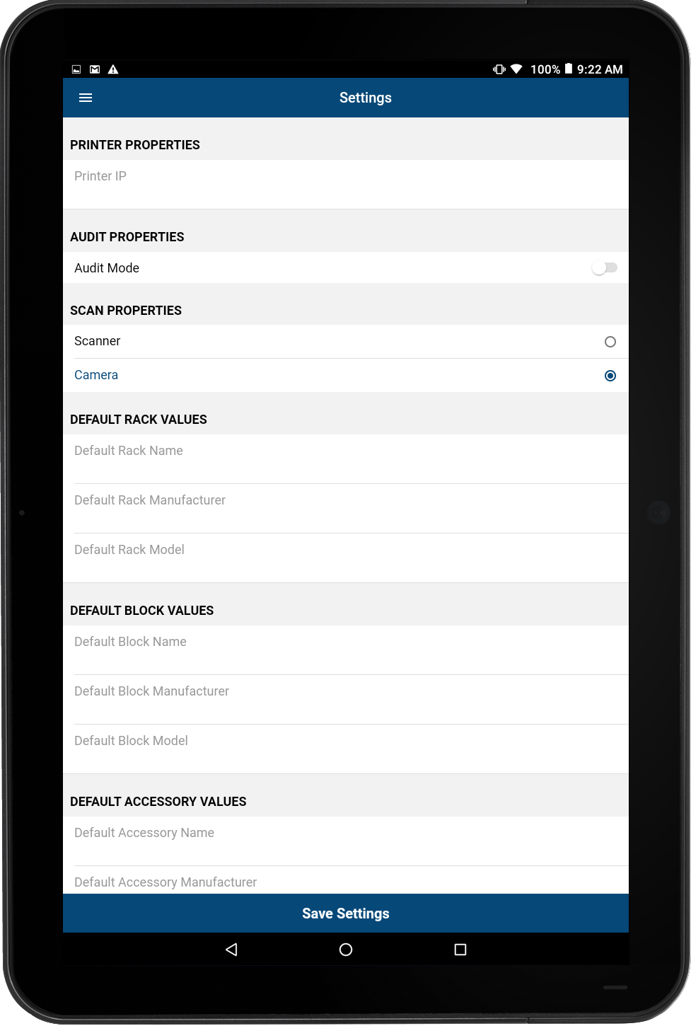 Build A Cab audit mode to control changes